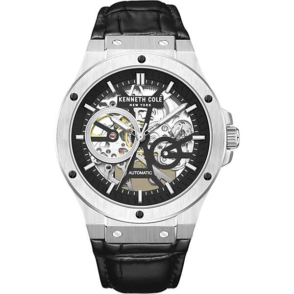 Kenneth Cole Mens Automatic Watch Silver