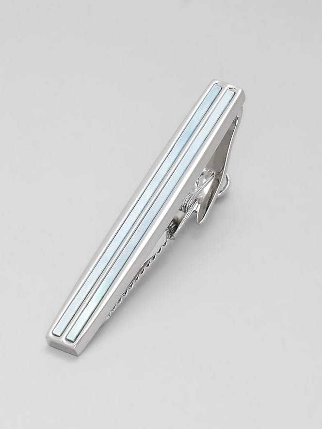 Pronto Uomo Mother of Pearl Tie Bar