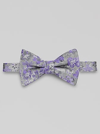 All-Over Floral Pre-Tied Bow Tie