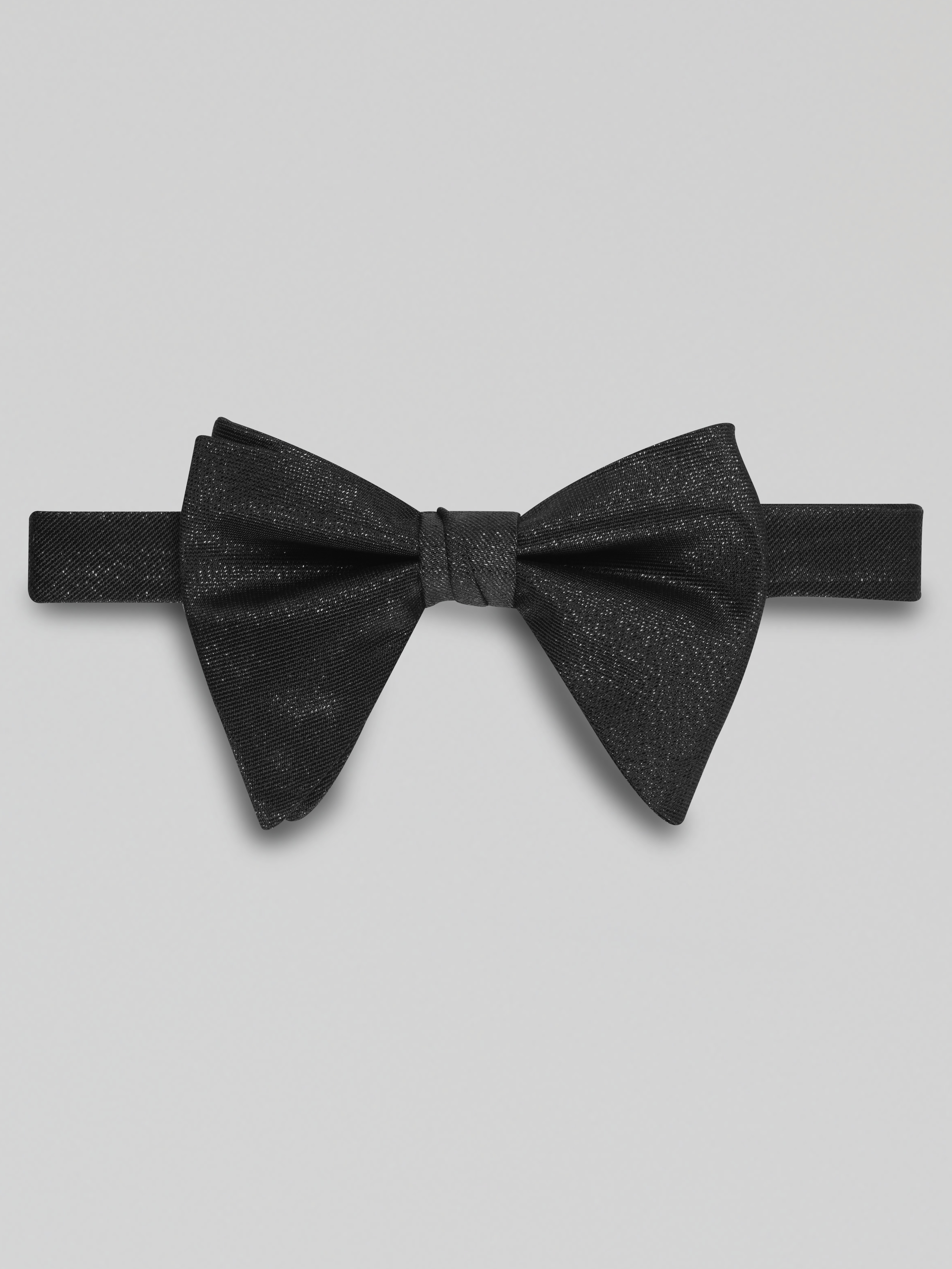 Metallic Teardrop Bow Tie