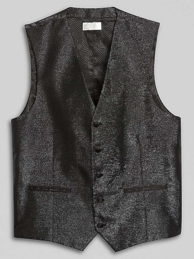 Egara Men's Fullback Formal Vest , Black