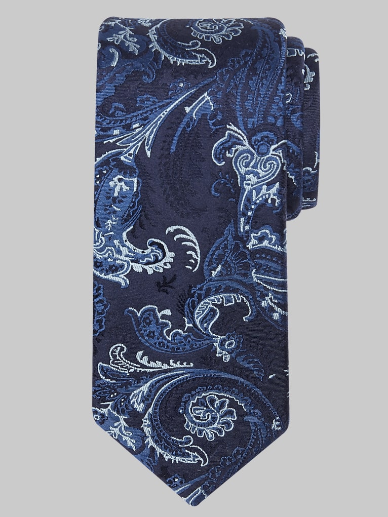 Awearness Kenneth Cole Narrow Tempest Paisley Tie