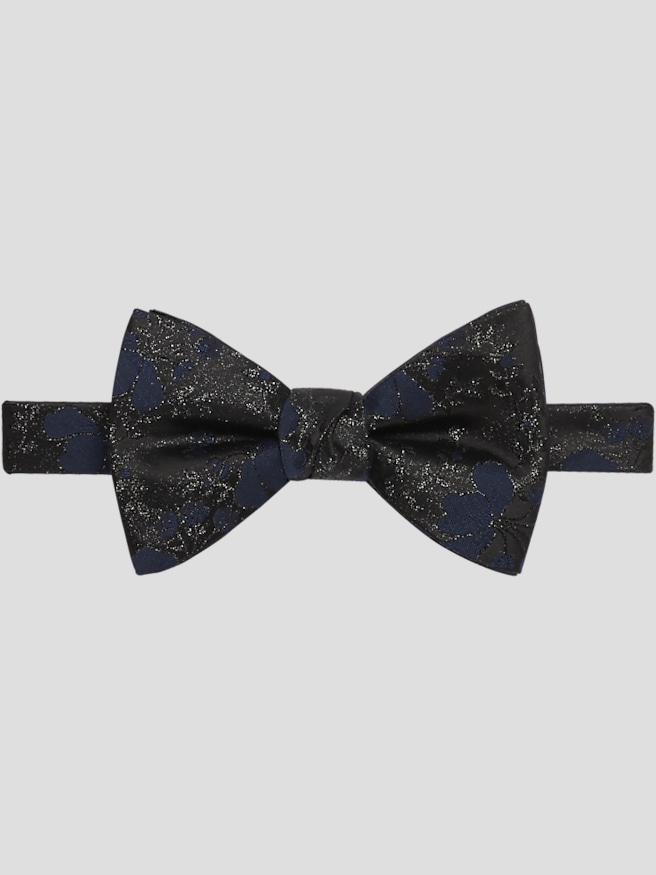 Egara Men's Deep Vines Boxed Pre-Tied Bow Tie , Black