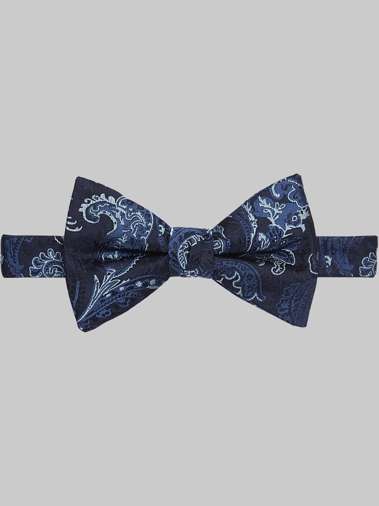 Awearness Kenneth Cole TEMPEST PAISLEY PRE-TIED BOW TIE