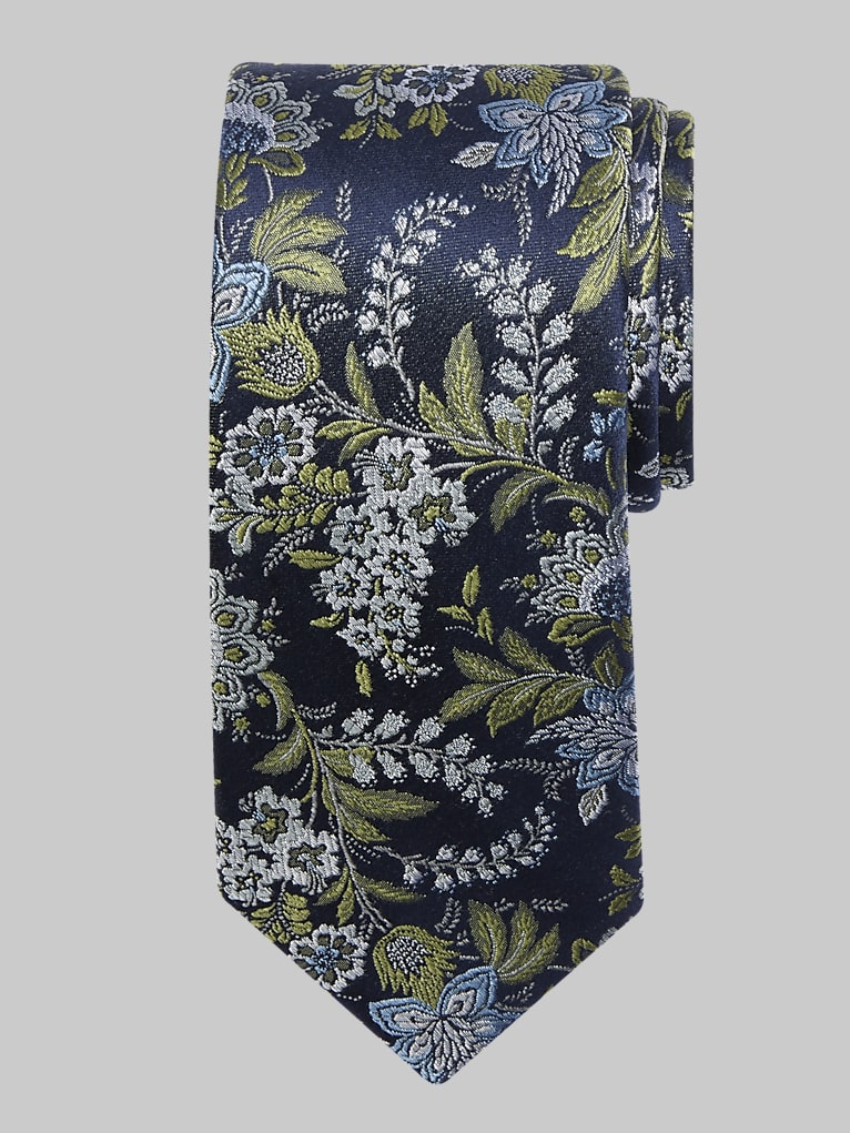 Joseph Abboud Narrow Fantasia Floral Tie