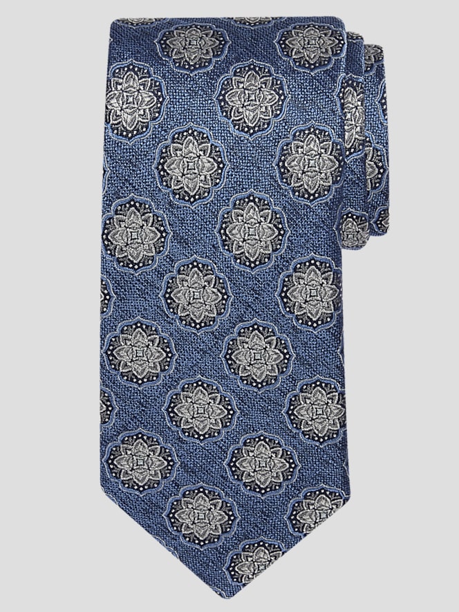 Joseph Abboud Narrow Textural Medallion Tie
