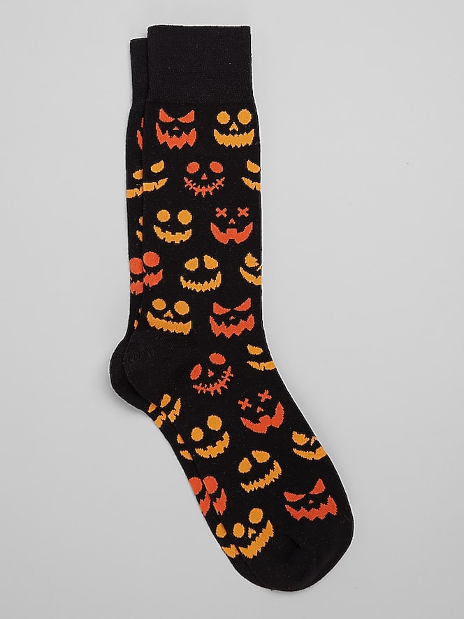 Egara Jack-O'-Lantern Socks, 1-Pair