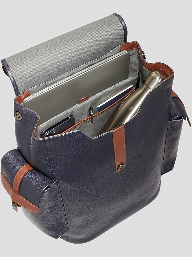 Cole Haan Triboro Leather Rucksack Backpack
