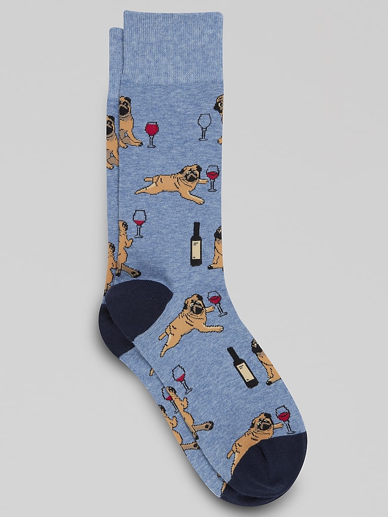 Egara Pug Wine Socks