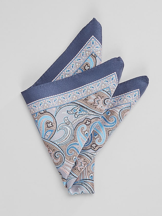 Joseph Abboud Paisley Pocket Square