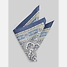 Joseph Abboud Soft Washed Bandana Pocket Silk