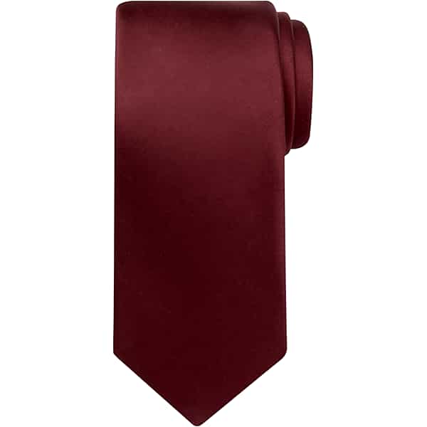 Pronto Uomo Big & Tall Men's Narrow Silk Tie Purple Wine - Size: XLONG - Only Available at Men's Wearhouse TMW88PC80106