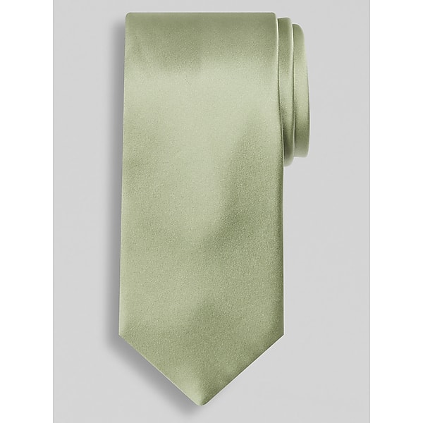 Pronto Uomo Men's Narrow Silk Tie Pistachio - Size: XLONG - Only Available at Men's Wearhouse TMW88PC80134