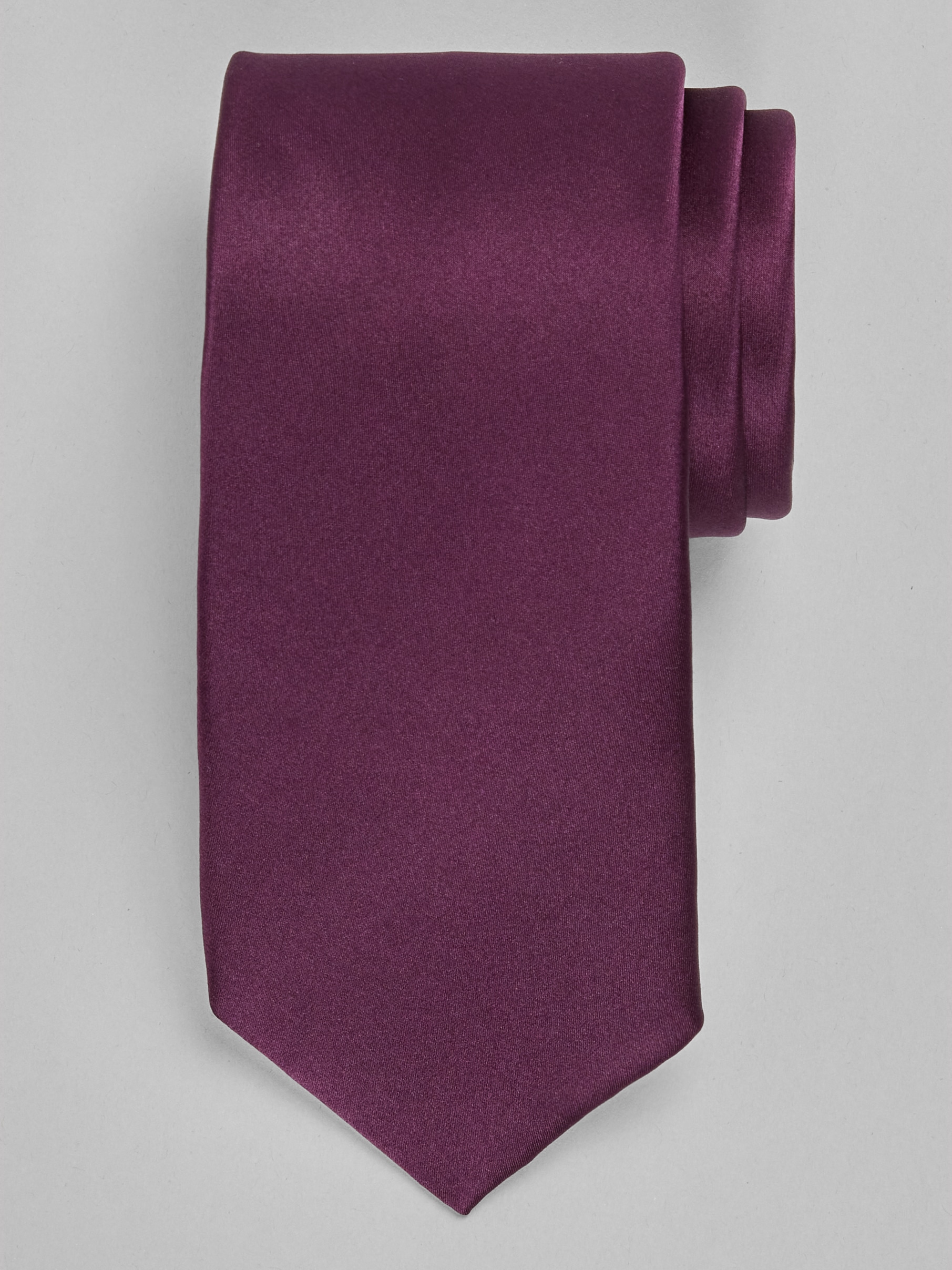 Narrow Solid Tie