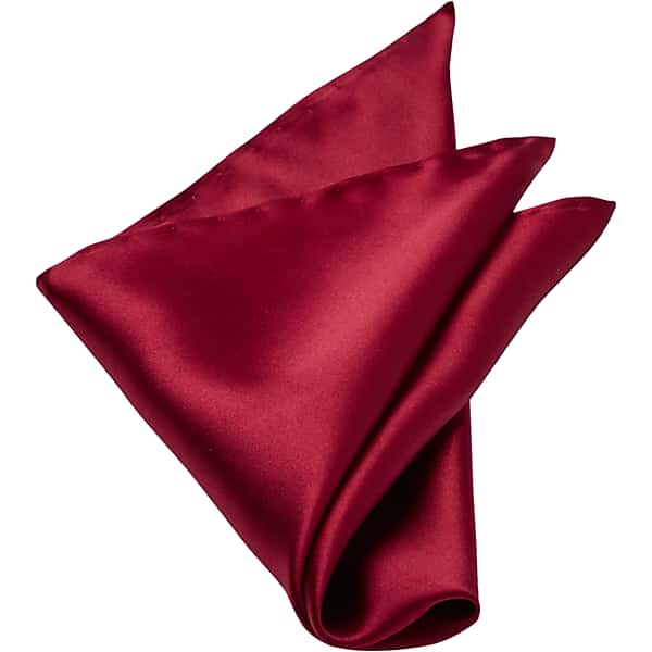 Pronto Uomo Men's Silk Pocket Square Apple - Size: One Size - Only Available at Men's Wearhouse TMW88PD80015