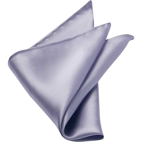 Pronto Uomo Men's Silk Pocket Square Iris - Size: One Size - Only Available at Men's Wearhouse TMW88PD80032