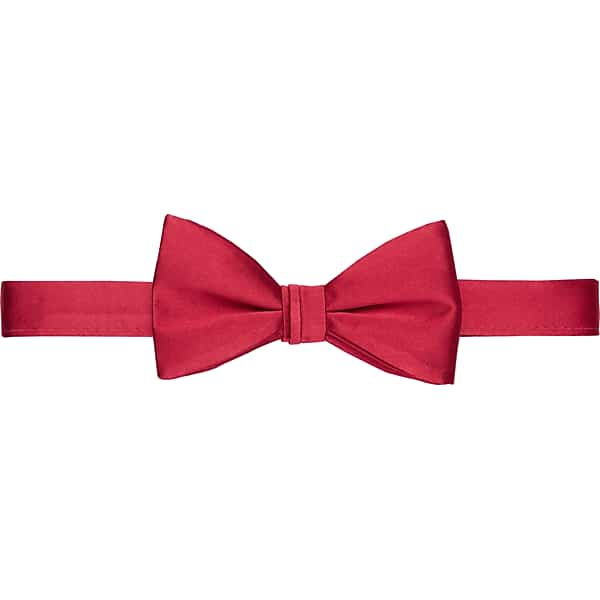 Pronto Uomo Men's Silk Pre-Tied Bow Tie Apple - Size: One Size - Only Available at Men's Wearhouse TMW88PE80015