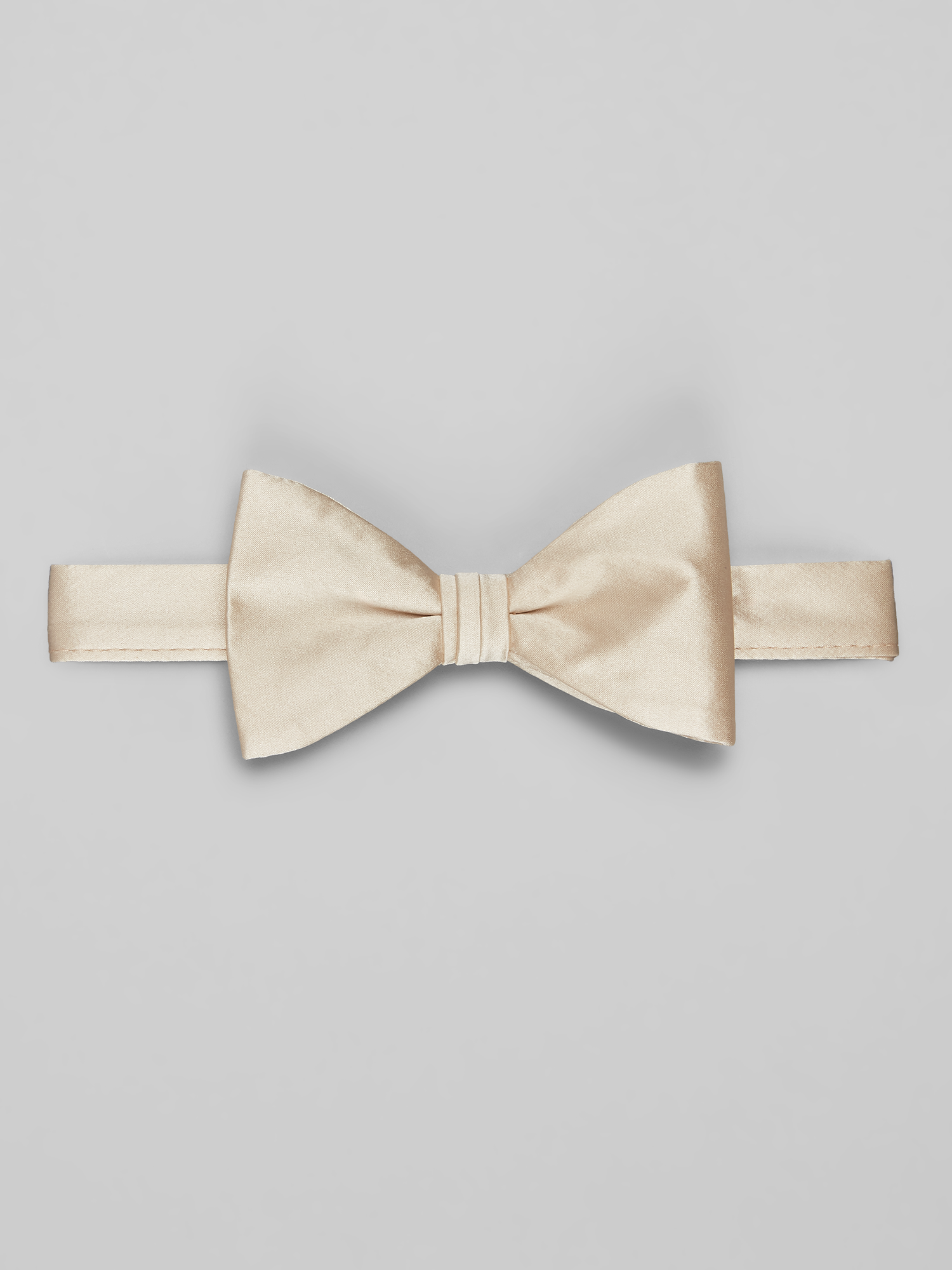 Solid Pre-Tied Bow Tie