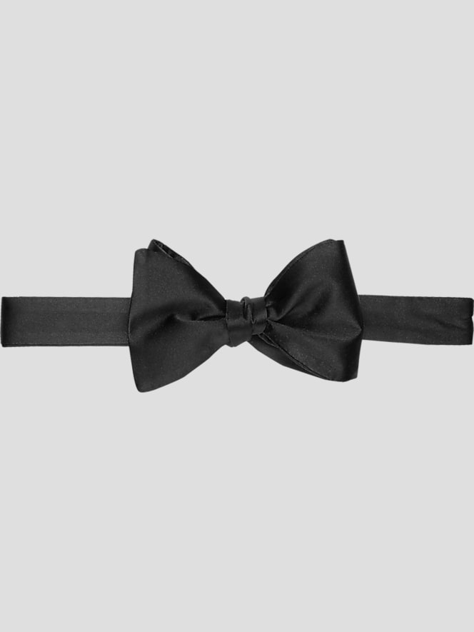 Pronto Uomo Solid Silk Self-Tie Bow Tie