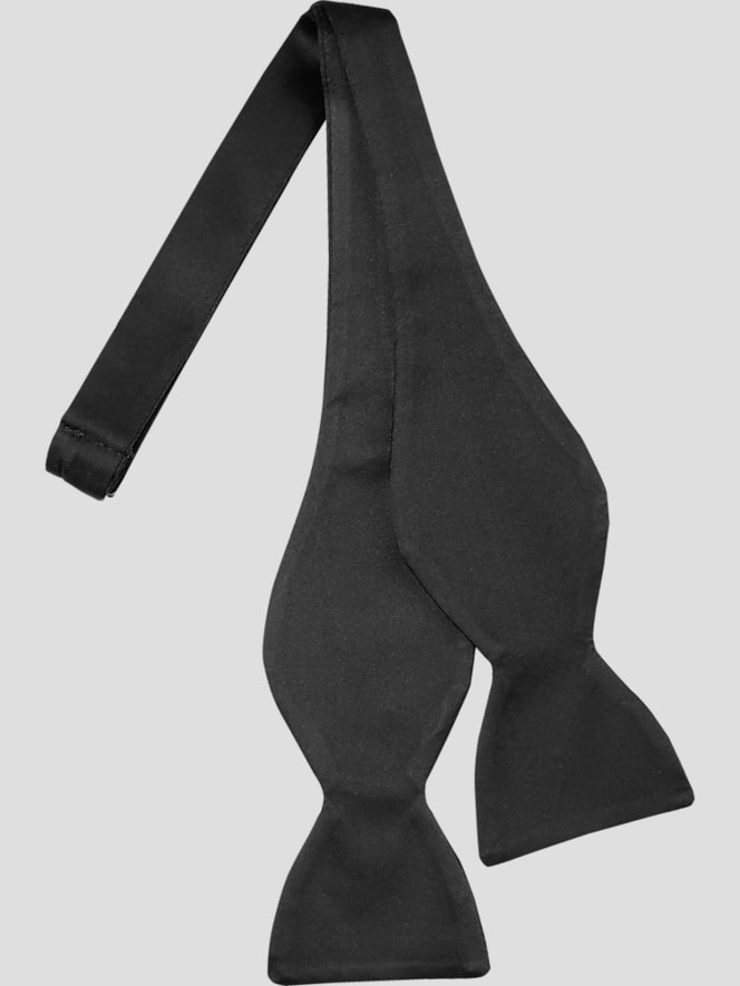 Pronto Uomo Solid Silk Self-Tie Bow Tie