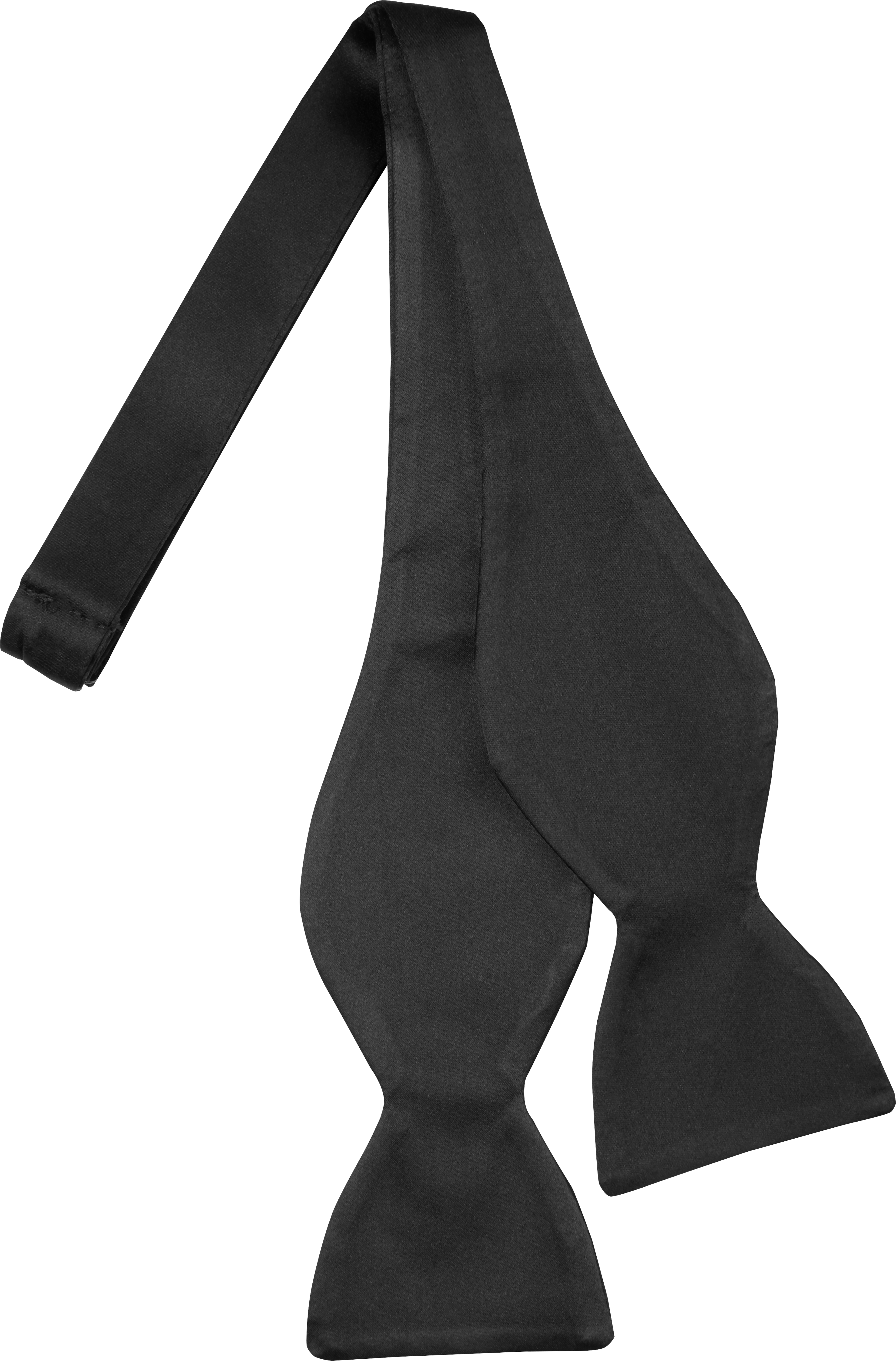 Solid Silk Self-Tie Bow Tie
