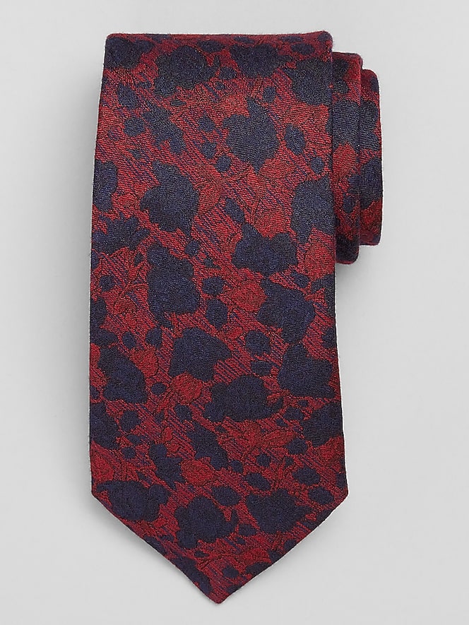 Joseph Abboud Striated Floral Tie