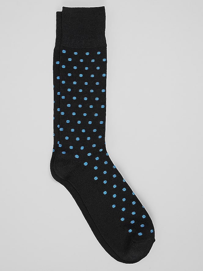 Joseph Abboud Circle Dot Dress Socks, 1-Pair
