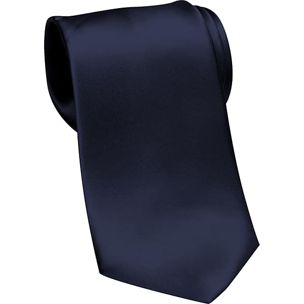 Joseph & Feiss Gold Men's Joseph & Amp; Feiss Gold Narrow Washable Tie Midnight Navy - Size: XLONG TMW899H80101