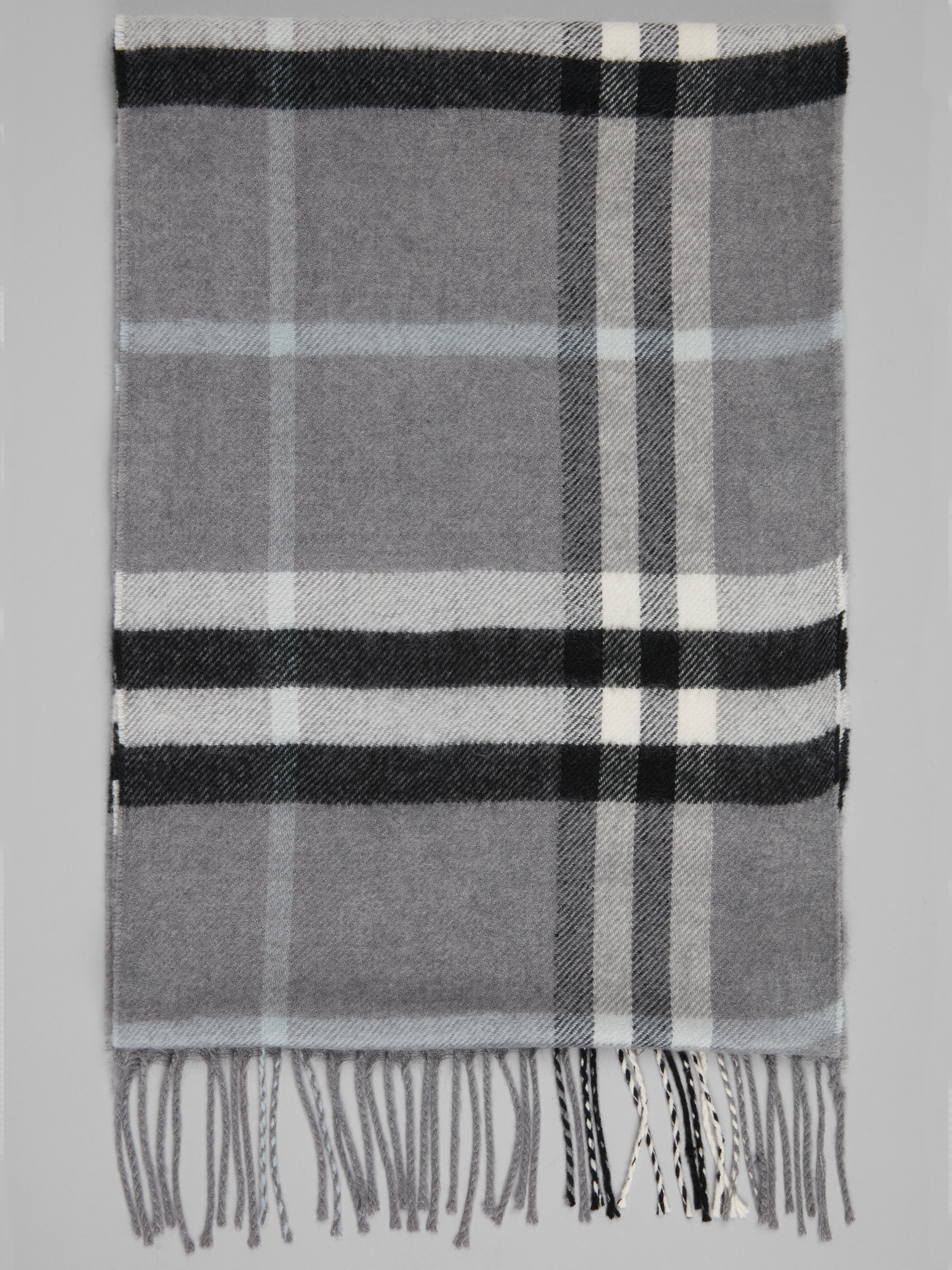 Plaid Fringe Scarf