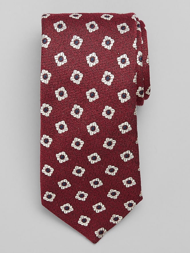 Joseph Abboud Faux Knit Floral Tie