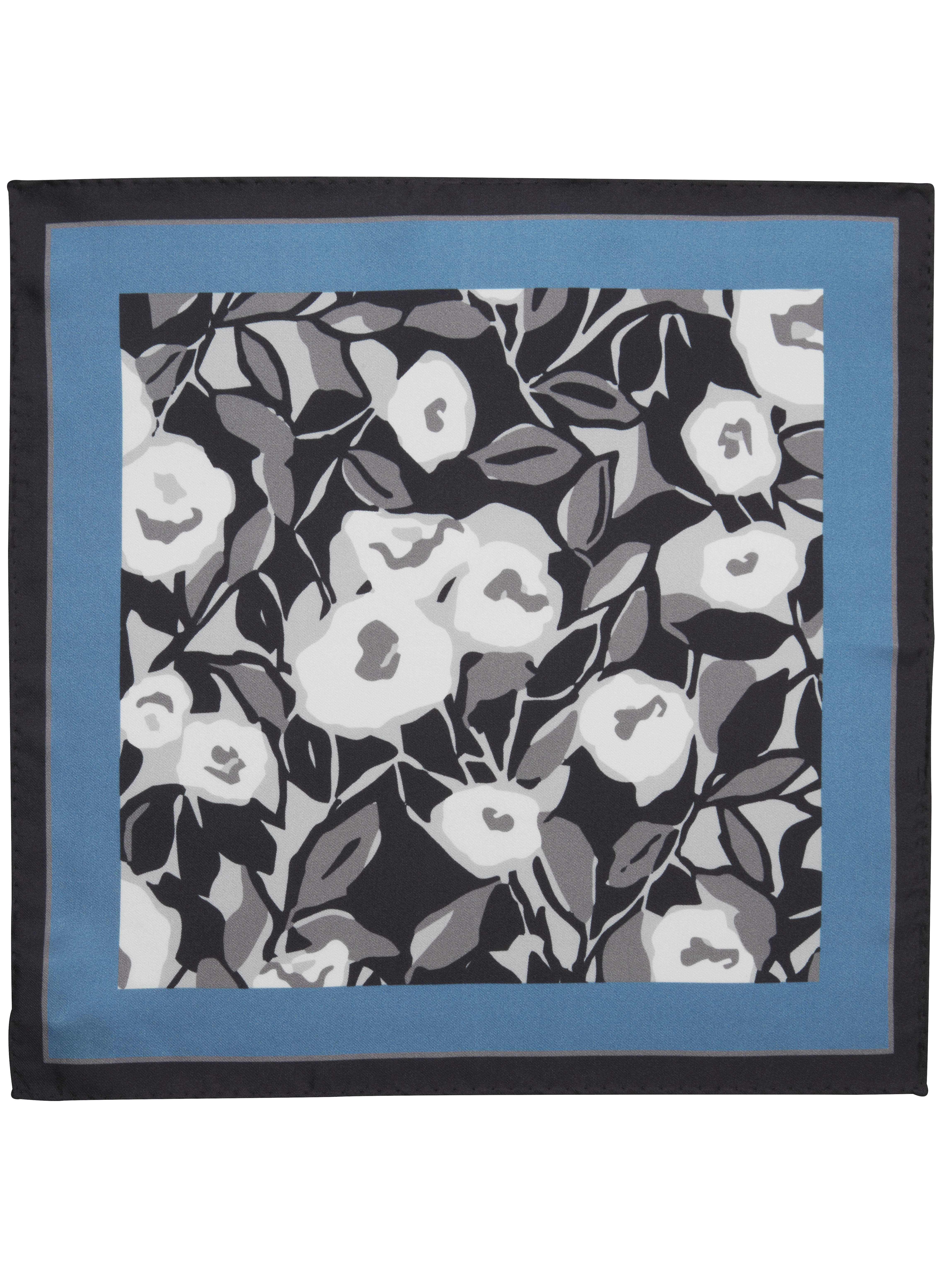 Cubism Floral Silk Pocket Square