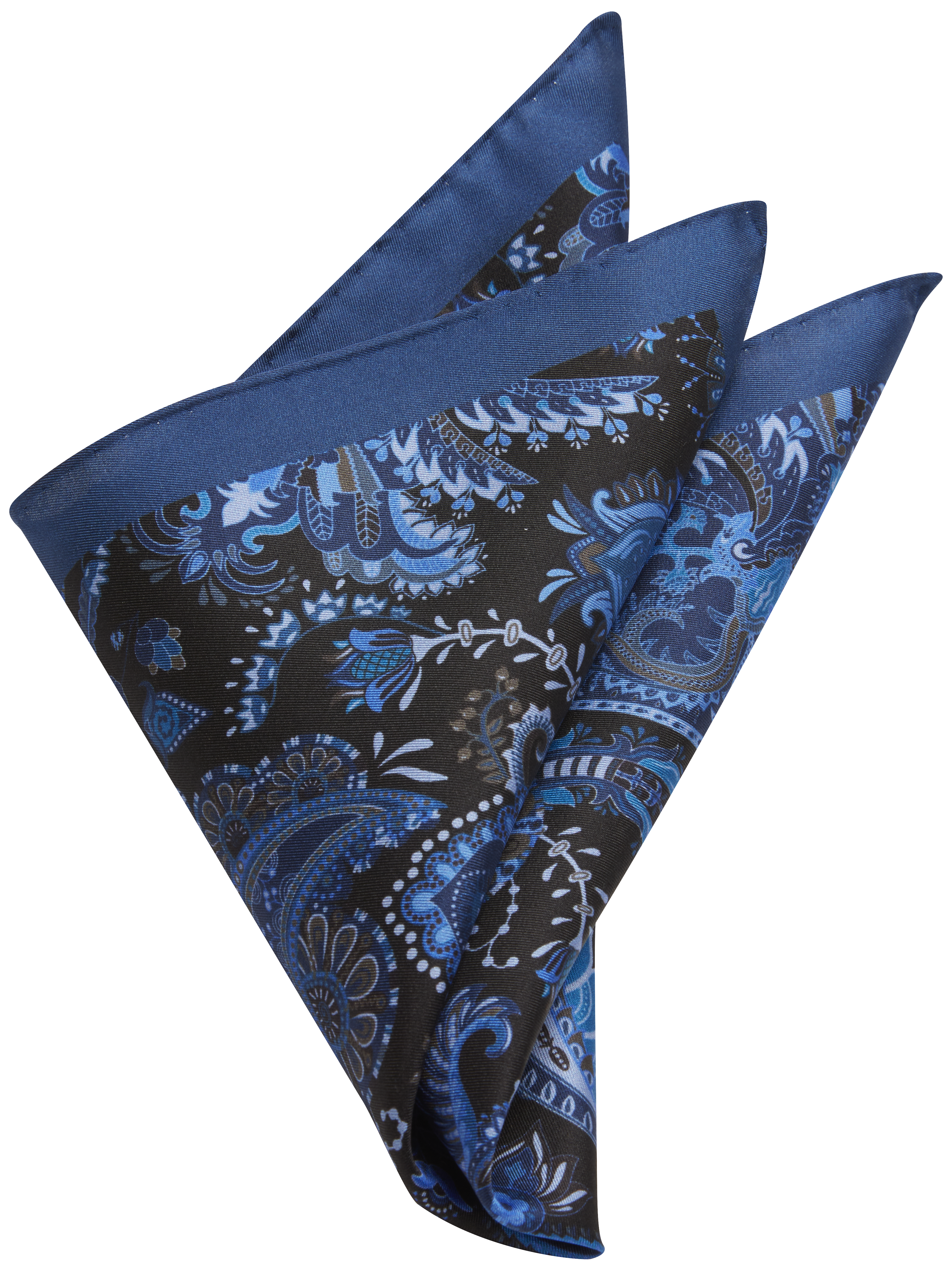 Botanical Paisley Silk Pocket Square