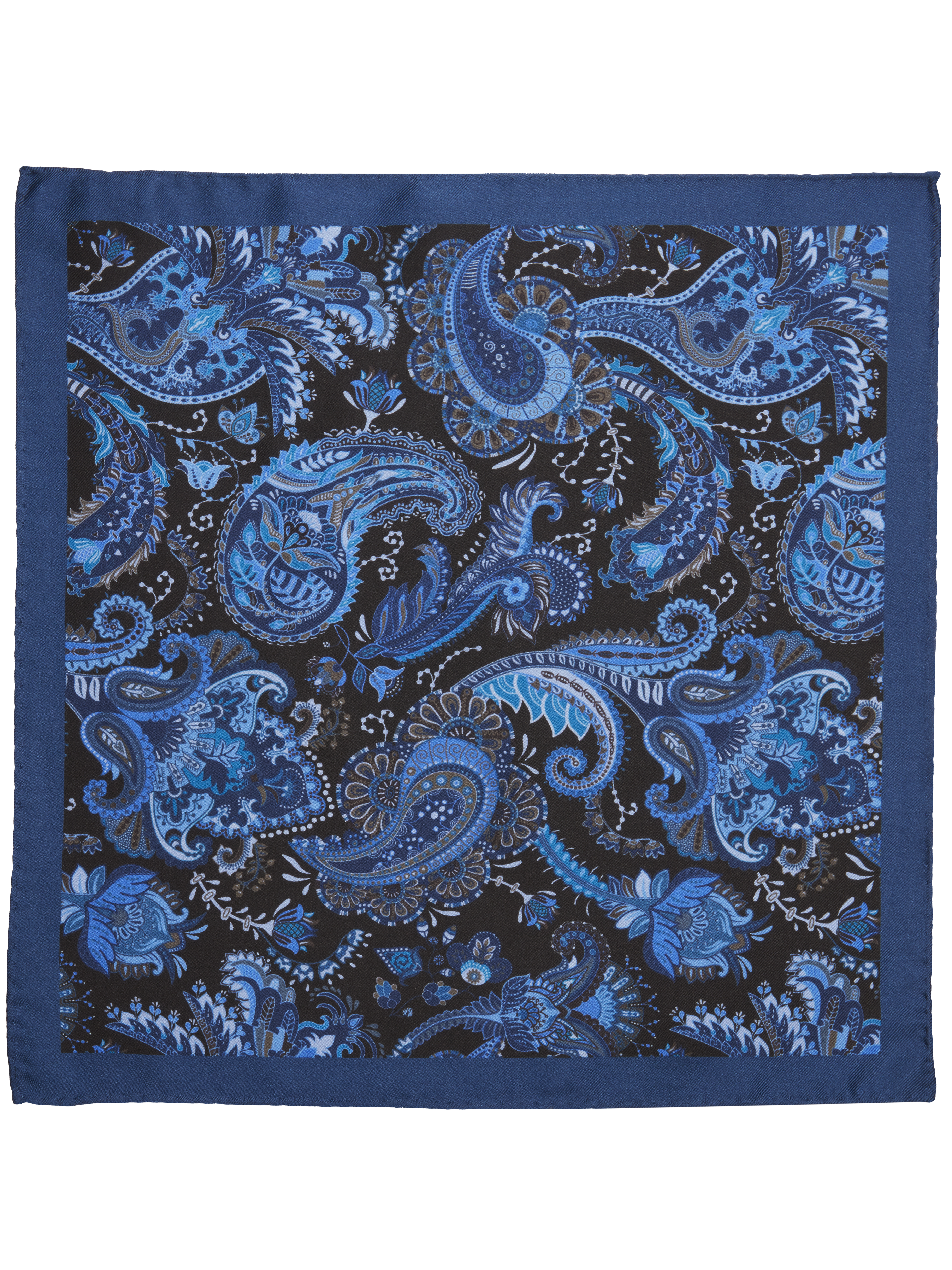 Botanical Paisley Silk Pocket Square