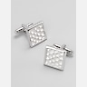 Pronto Uomo Hammered Square Cufflinks