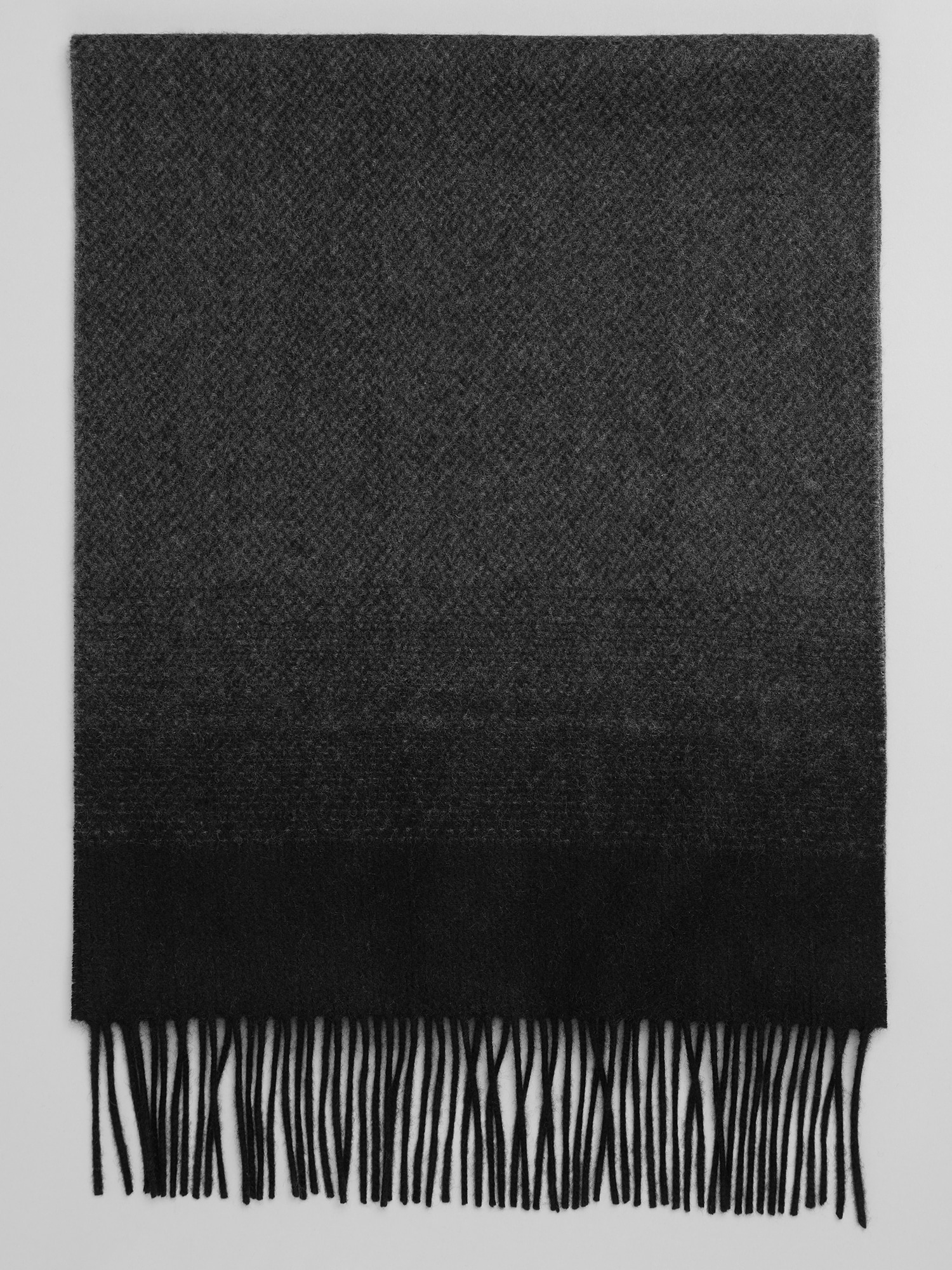 Cashmere Ombre Basket-Weave Scarf