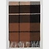 Joseph Abboud Oversized Windowpane Cashmere Scarf