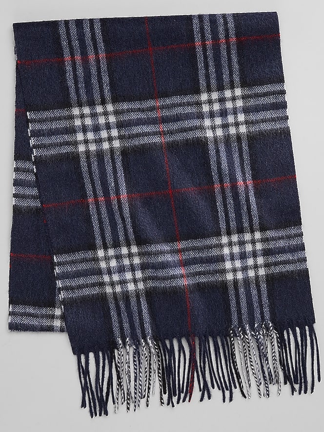 Joseph Abboud Cashmere Glen Plaid Scarf