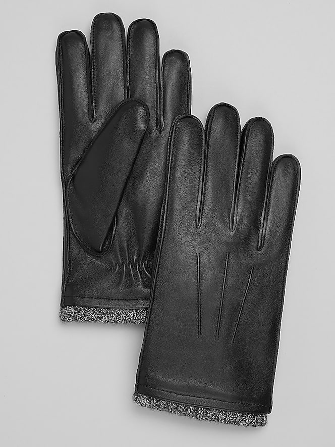 Joseph Abboud Touch Tech Leather Gloves