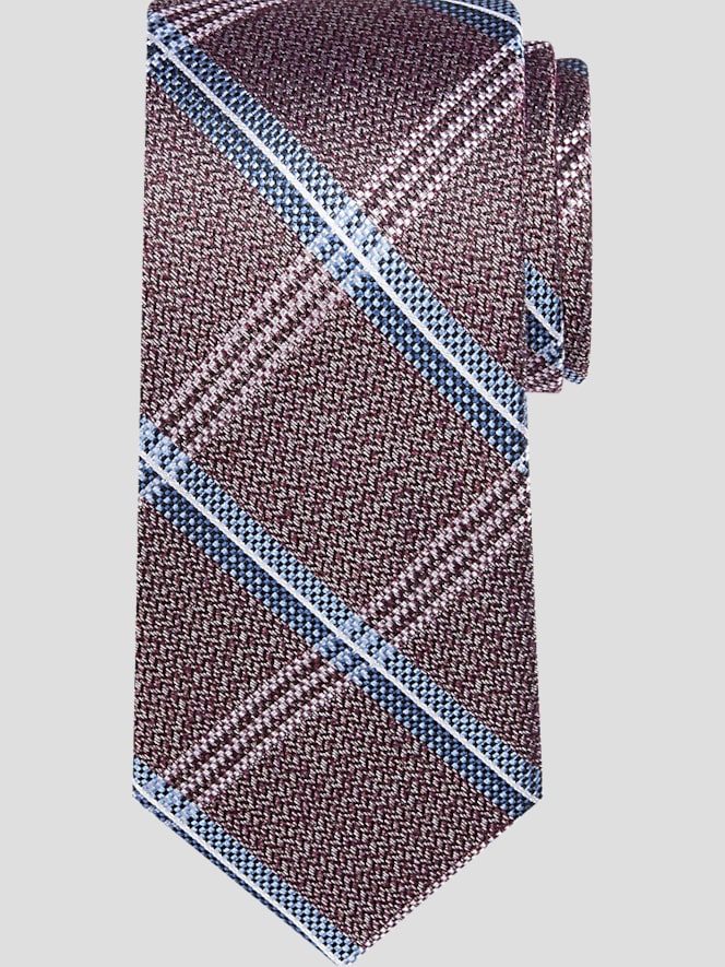 Joseph Abboud Narrow Chevron Check Tie
