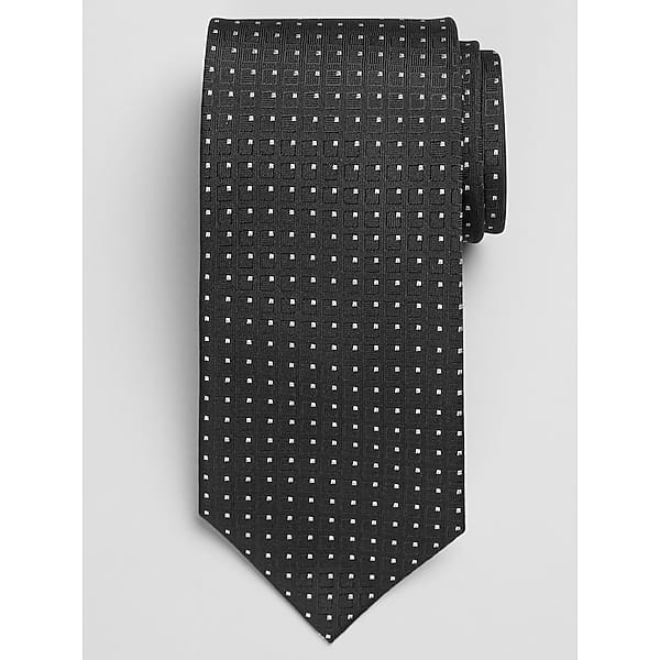 Calvin Klein Men's Narrow Karter Geo Tie Black - Size: One Size TMW8ABT80002