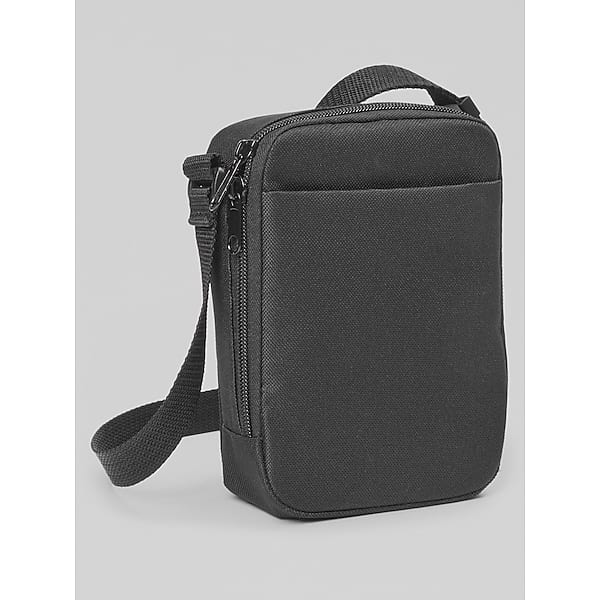 Pronto Uomo Men's Small Crossbody Bag Black - Size: One Size - Only Available at Men's Wearhouse TMW8AHB80002