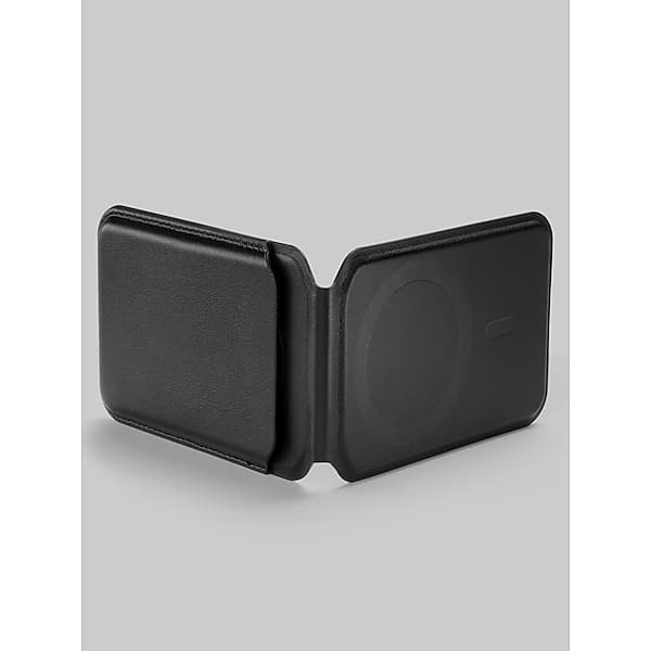 Pronto Uomo Men's Magnetic Wallet & Phone Stand Black - Size: One Size - Only Available at Men's Wearhouse
