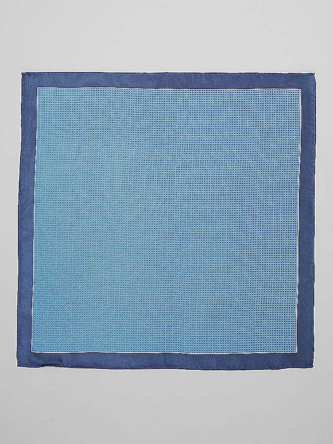 Joseph Abboud Small Check Pocket Square