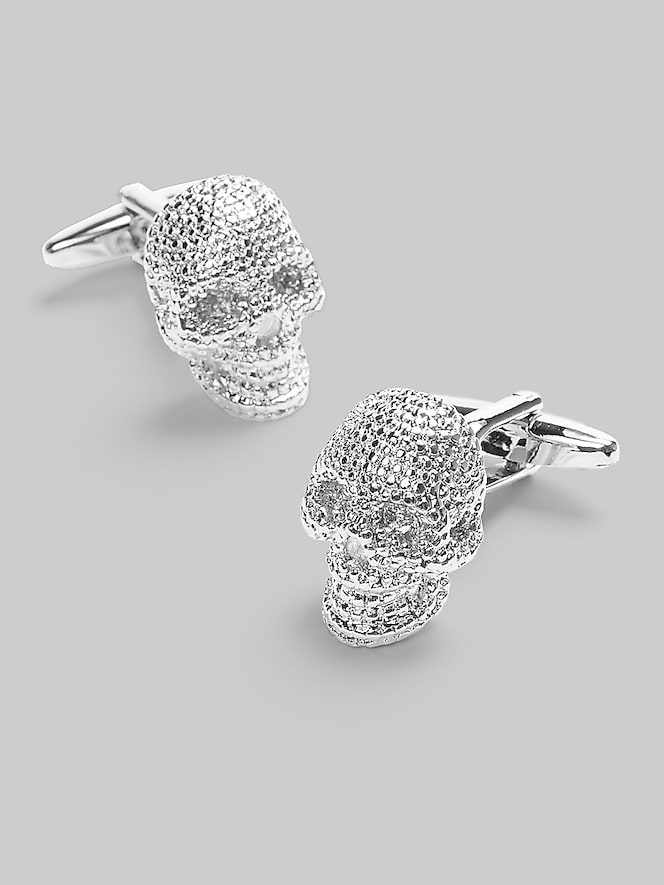 Pronto Uomo Skull Cufflinks