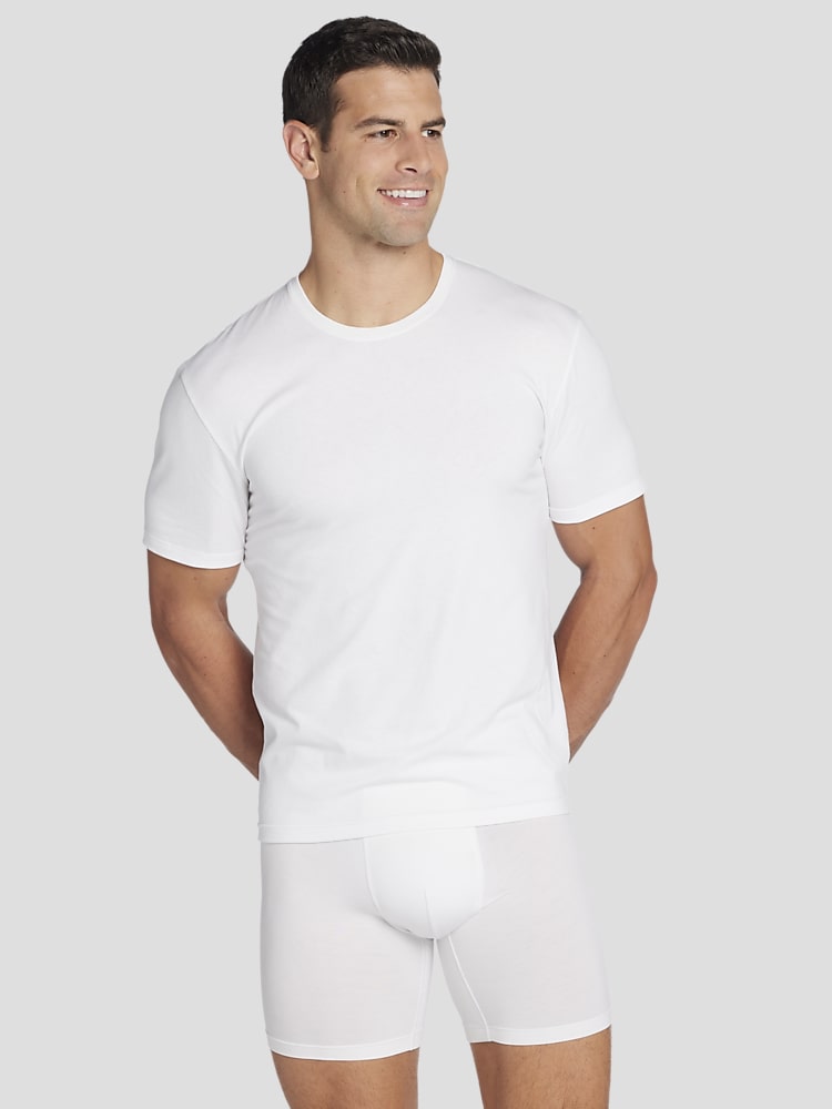 Awearness Kenneth Cole CHILLFLEX Crewneck T-Shirt, 2-pack, White 