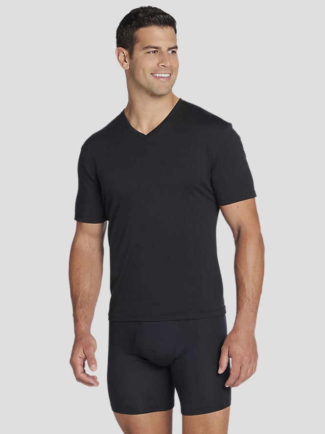 Awearness Kenneth Cole CHILLFLEX V-Neck T-Shirt, 2-pack