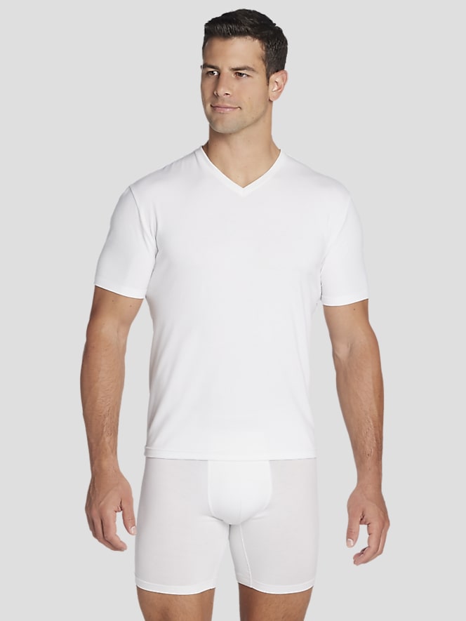 Awearness Kenneth Cole CHILLFLEX V-Neck T-Shirt, 2-pack
