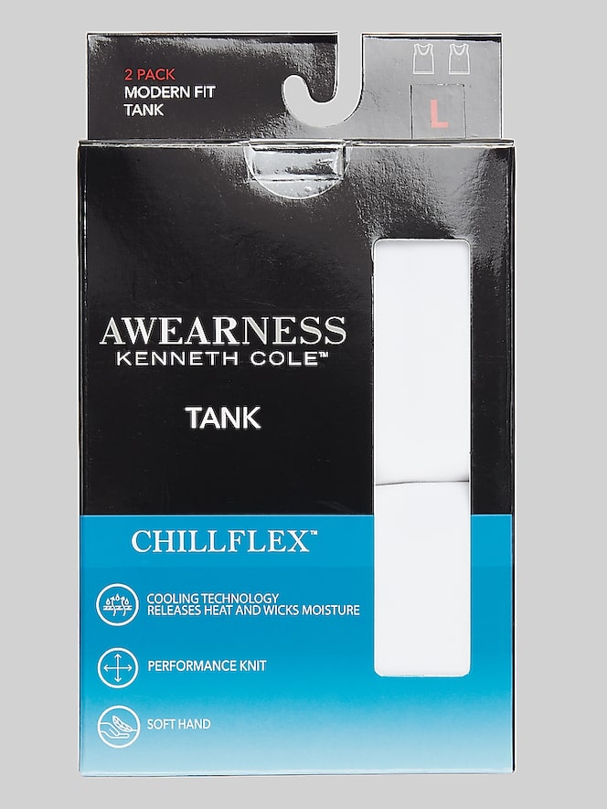 Awearness Kenneth Cole ChillFlex Tank, 2-pack