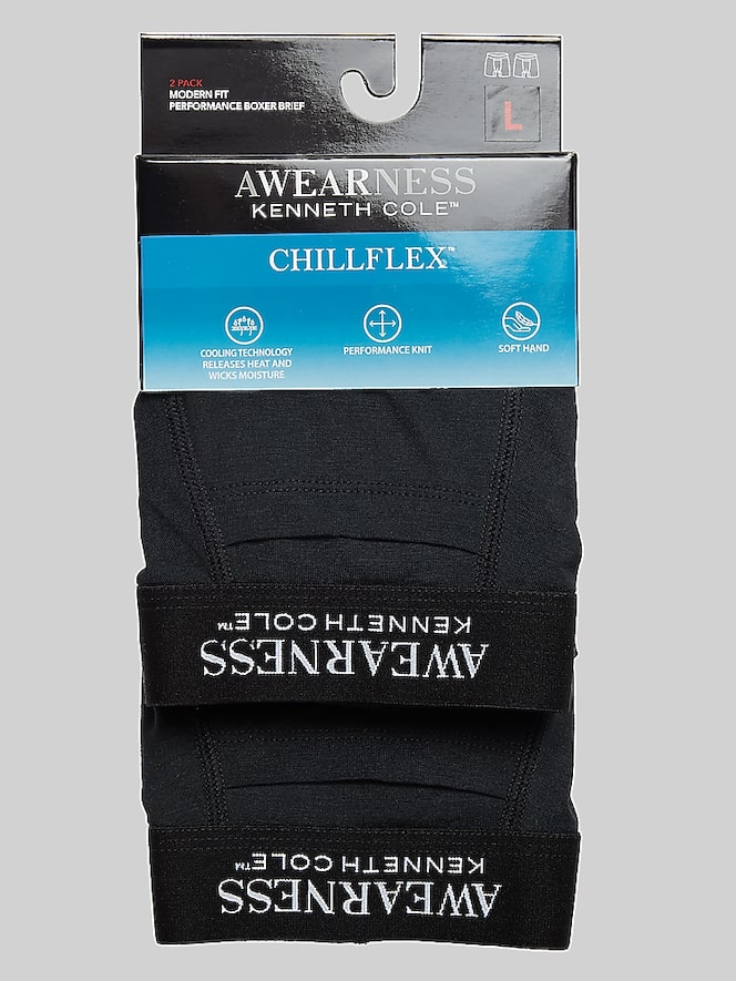 Awearness Kenneth Cole CHILLFLEX Boxer Briefs, 2-Pack