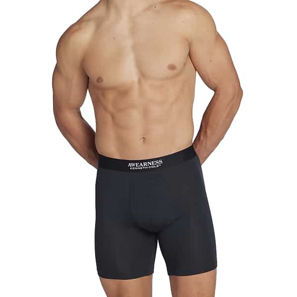 Awearness Kenneth Cole Men's CHILLFLEX Boxer Briefs, 2-Pack Black - Size: XL